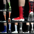 Chaussettes de football en silicone pour hommes et femmes chaussettes de sport non ald football