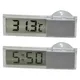Thermomètre voiture LCD horloge numérique/thermomètre moniteur température avec ventouse