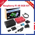 52Pi Raspberry Pi 4 Modello B 8 GB di RAM + scheda SD da 64 GB, custodia per kit definitivo con ventola, alimentatore