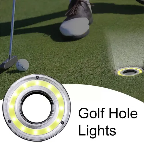 Golf Loch Lichter leuchten LED leuchtende Lampen leuchtendes Loch LED für dunkle Nacht Golf Spiel