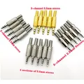 5PCS 3 Pole 4 Pole 3 5mm Stecker Audio Jack Kopfhörer Reparatur Stecker Anschluss Löten Für