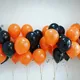 31 stücke orange schwarz latex ballon halloween party dekoration geburtstags hochzeits set halloween
