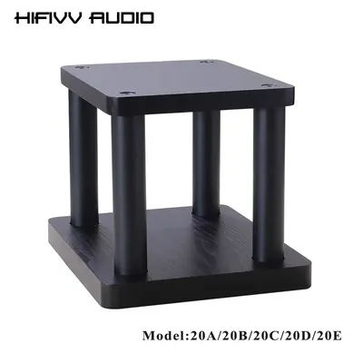 Hifi Desktop Lautsprecher Füße Basis Boden Stoßdämpfer Subwoofer Halter Iso Stand Lautsprecher Fuß Staubdicht Pad Für Audio Sound Schwarz