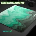 Echome Upgrade Glas Gaming Mauspad für fps Spiel Schreibtisch matte Computer Büro glatt Schreibtisch