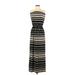 J.Crew Casual Dress: Black Stripes Dresses - Women's Size X-Small