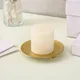 Nordic Gold Eisen Kunst Kerzenhalter kreative einfache Kerzenhalter romantische Hochzeit Bar Party