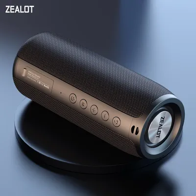 ZEALOT-S51 Tragbarer Bluetooth-Lautsprecher TWS Drahtloser Bass-Subwoofer Wasserdichte Outdoor-Lautsprecher Boombox AUX TF Stereo-Lautsprecher