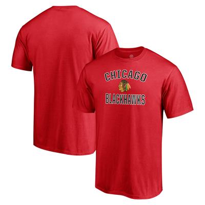 Chicago Blackhawks Fanatics Branded Victory Arch Grafik-T-Shirt – Herren Image