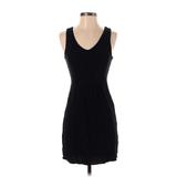 Banana Republic Factory Store Casual Dress - Mini Scoop Neck Sleeveless: Black Solid Dresses - Women's Size X-Small
