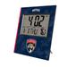 Keyscaper Florida Panthers Cross Hatch Digital Desk Clock