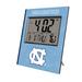 Keyscaper North Carolina Tar Heels Cross Hatch Personalized Digital Desk Clock