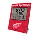Keyscaper Detroit Red Wings Cross Hatch Digital Desk Clock