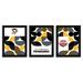 Pittsburgh Penguins 12" x 16" Framed Minimalist Print Set