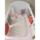 Cot Bumper/ Playpen Bumper, Little Flowers multicoloured