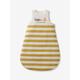 Striped Sleeveless Baby Sleeping Bag, Trek striped brown