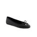 Women's Pia Casual Flat by Aerosoles in Black Leather (Size 12 M)