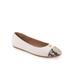 Women's Piper Casual Flat by Aerosoles in Eggnog Leather (Size 8 1/2 M)