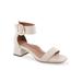 Women's Eliza Dressy Sandal by Aerosoles in White Leather (Size 9 1/2 M)