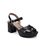 Women's Cosmos Dressy Sandal by Aerosoles in Black Leather (Size 12 M)