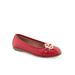 Women's Big Bet Casual Flat by Aerosoles in Red (Size 5 M)