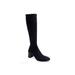 Wide Width Women's Centola Tall Calf Boot by Aerosoles in Black Faux Suede (Size 12 W)