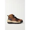 Nike - + Sacai Magmascape Sp Suede-trimmed Mesh Sneakers - Brown