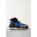 Nike - + Sacai Magmascape Sp Suede-trimmed Mesh Sneakers - Blue