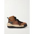 Nike - + Sacai Magmascape Sp Suede-trimmed Mesh Sneakers - Brown