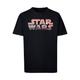Kurzarmshirt F4NT4STIC "Kinder Star Wars Tatooine Logo with Kids Basic Tee" Gr. 146/152, schwarz (black) Mädchen Shirts T-Shirts