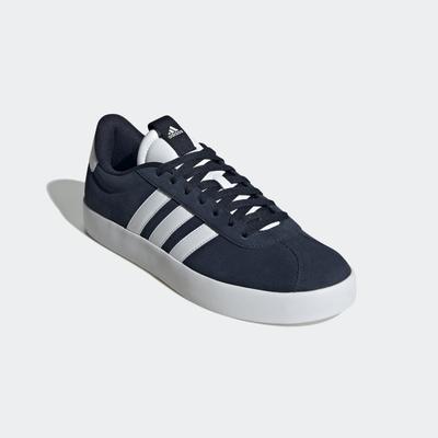 Sneaker ADIDAS SPORTSWEAR "VL COURT 3.0", Gr. 40,5, blau (legink, ftwwht, ftwwht), Leder, Synthetik, sportlich, Schuhe, 