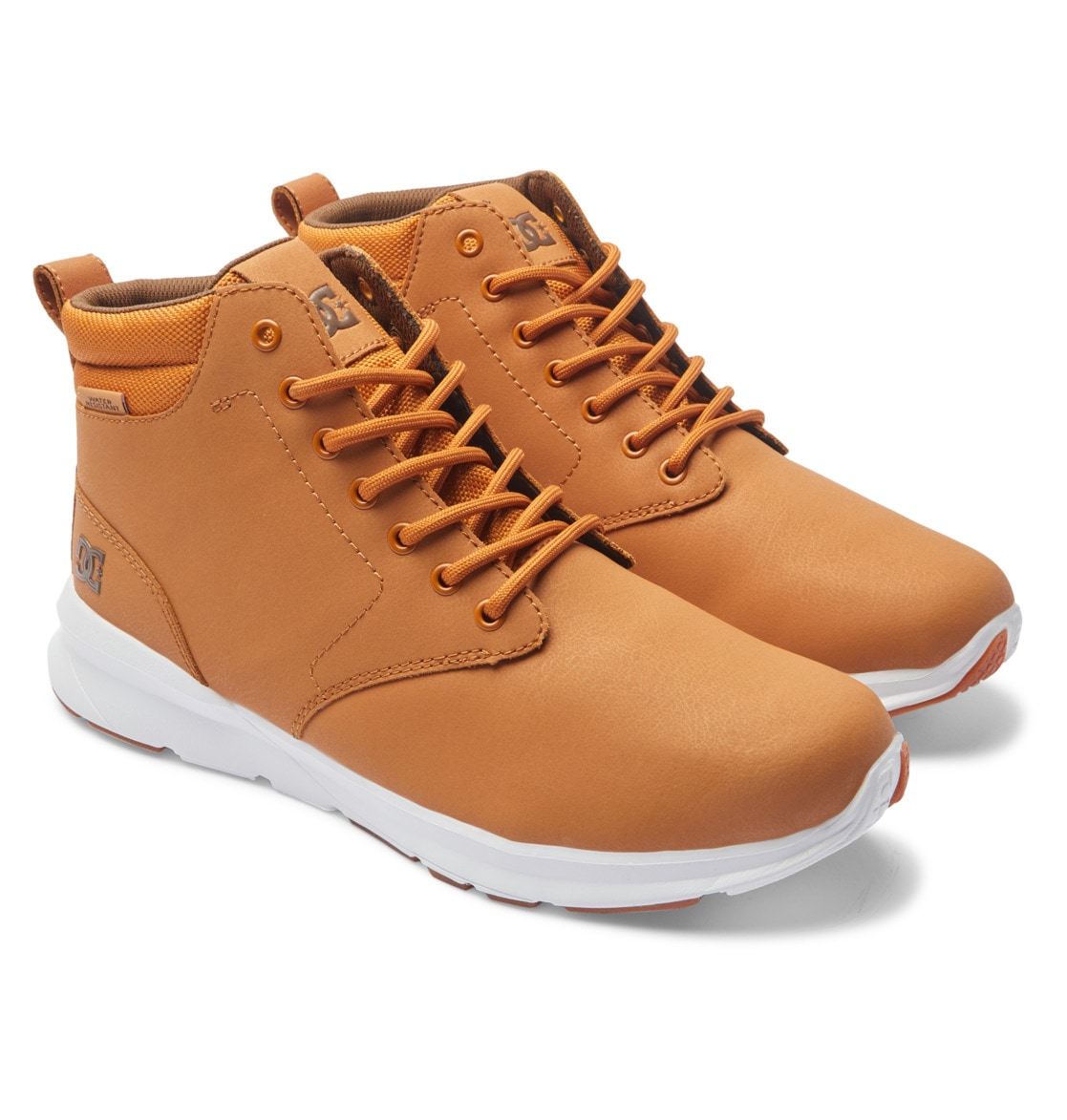 Stiefel DC SHOES "Mason 2", Gr. 10,5 (44), braun (wheat, turkish coffee), Obermaterial: Leder [Kuh] / Futter: Textil / Außensohle: Gummi, Schuhe
