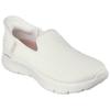 Slip-On Sneaker SKECHERS "GO WALK FLEX RELISH", Damen, Gr. 35, weiß (sanftes weiß), Textil, casual, Schuhe, Slipper, Freizeitschuh mit Slip Ins-Funktion zum leichten Einschlupf