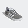 Sneaker ADIDAS SPORTSWEAR "VL COURT 3.0 KIDS", Gr. 39, grau (grau three, cloud weiß, grau two), Leder, Synthetik, sportlich, Schuhe, inspiriert vom Design des adidas samba