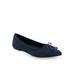 Women's Dumas Casual Flat by Aerosoles in Navy Suede (Size 6 1/2 M)