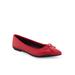 Women's Dumas Casual Flat by Aerosoles in Red Leather (Size 9 1/2 M)