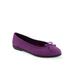 Women's Homebet Casual Flat by Aerosoles in Purple Faux Suede (Size 6 M)