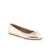 Women's Pia Casual Flat by Aerosoles in Soft Gold (Size 6 M)