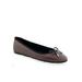 Women's Pia Casual Flat by Aerosoles in Mocha Snake Leather (Size 9 1/2 M)