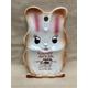 Midcentury Motoware Ceramic Wall Plaque, Retro Kitchen Decor, Fine Bone China Bunny