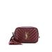 Saint Laurent Leather Belt Bag: Red Bags
