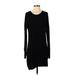 Athleta Casual Dress - Mini: Black Solid Dresses - Women's Size Small