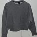 Nike Tops | Nike Crop Top Sweatshirt With Nike Embossed On The Front | Color: Gray | Size: S