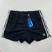 Adidas Shorts | Adidas Originals Women's 3-Stripes Shorts Athletic Work-Out Black 2" Inseam Xs | Color: Black/White | Size: Xs