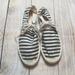 J. Crew Shoes | J. Crew Striped Espadrilles | Color: Black/Cream | Size: 10