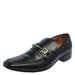 Gucci Shoes | Gucci Black Leather Horsebit Slip On Loafers Size 43.5 | Color: Black | Size: 43.5