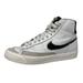 Nike Shoes | Nike Blazer Mid 77 Sneakers Womens 7 1/2 White Leather 01:J.10.3 | Color: Black/White | Size: 7.5