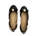 Michael Kors Shoes | Michael Michael Kors Dixie Leather Ballet Flat Slip On Women’s Size 6 Classic | Color: Black/Tan | Size: 6