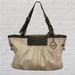 Coach Bags | Coach Gallery East West Pleated Shoulder Bag | Color: Gray/White | Size: Os