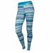 Nike Pants & Jumpsuits | Nike Pro Women’s Fleece Lined Leggings Warm 8-Bit Blue Fair Isle Print Small | Color: Blue/White | Size: S