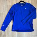 Nike Shirts | Nike Running Dri Fit Long Sleeve Shirt | Color: Blue | Size: S